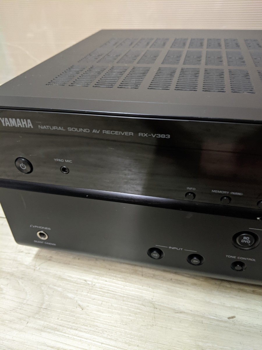 YAMAHA ヤマハ RX-V383　AVレシーバー　リモコン付き　_画像4