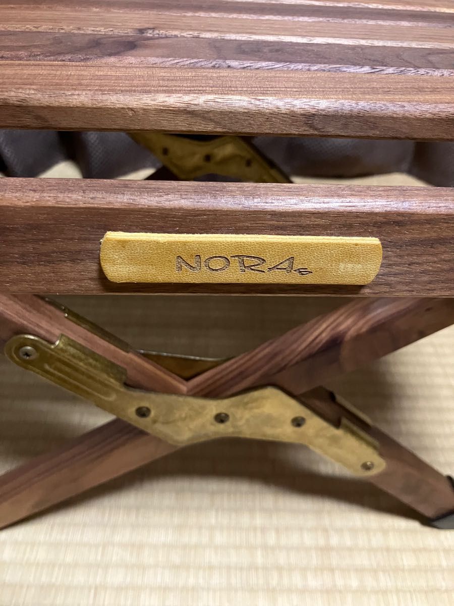 NORAs ノラズサイドテーブル　ウォールナット銅金具