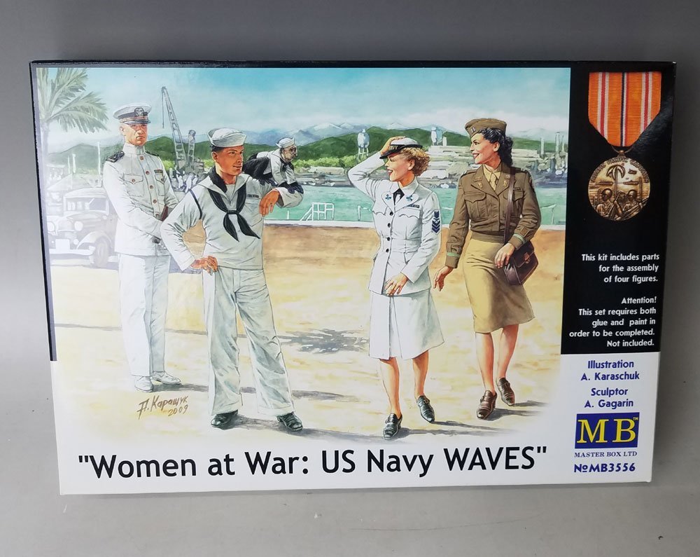 H158 マスターボックス 1/35 Women at War US Navy WAVES MB3556 未組立_画像1