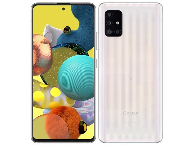 【新品未使用/SIMフリー】au Galaxy A51 5G SCG07/プリズムブリックスホワイト/一括購入/判定○の画像6