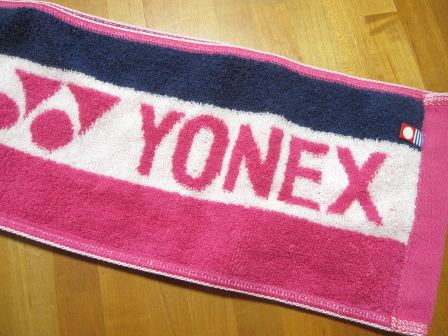 *新品*YONEX*タオルマフラー*ローズピンク*今治タオルブランド商品認定*消臭・抗菌防臭*日本製*ヨネックス*_画像3