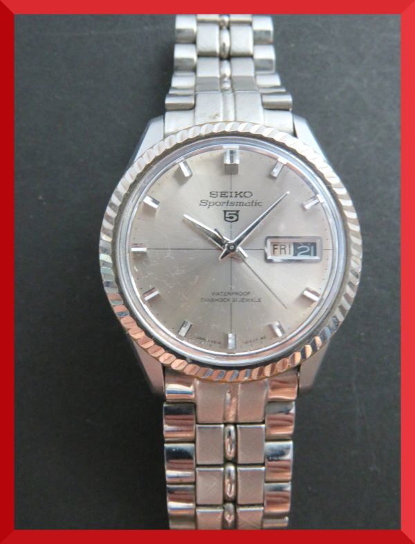 超人気の SEIKO セイコー 5 稼働品 V245 腕時計 メンズ 男性用 6619