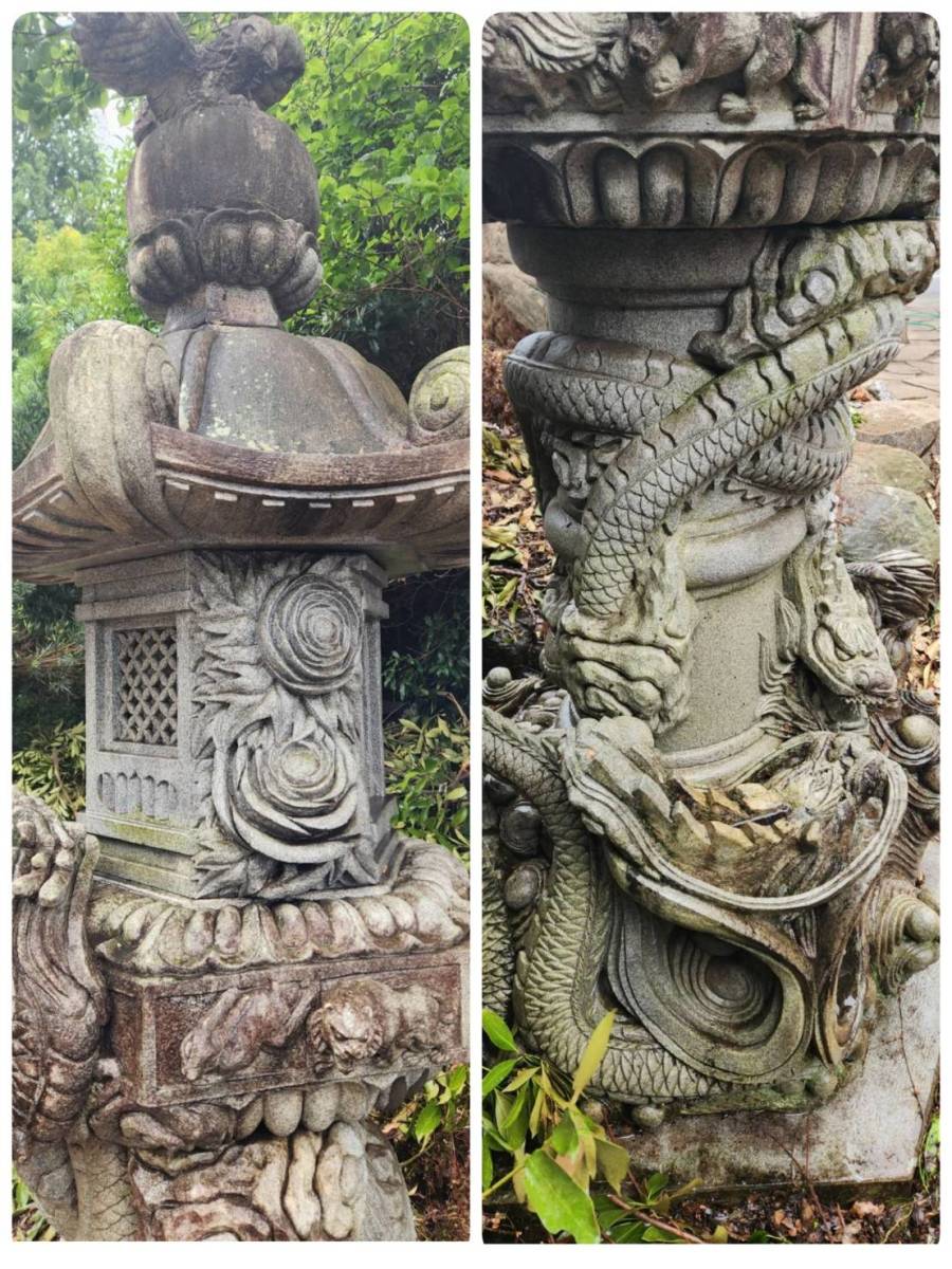 A0709】 石灯篭 洋風 エスニック 置物 オブジェ 美術品 庭園 A0709】 石灯篭 洋風 エスニック 置物 オブジェ 美術品 庭園