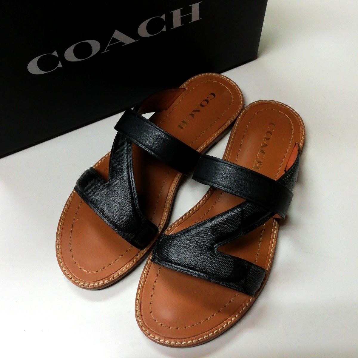 COACH CA363】コーチ レディース ハーラン サンダル シグネチャー