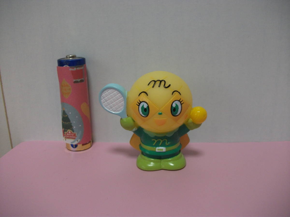  Gather! Anpanman 17 палец кукла теннис дыня хлеб na Chan 2004... коллекция кукла фигурка Bandai эмблема 