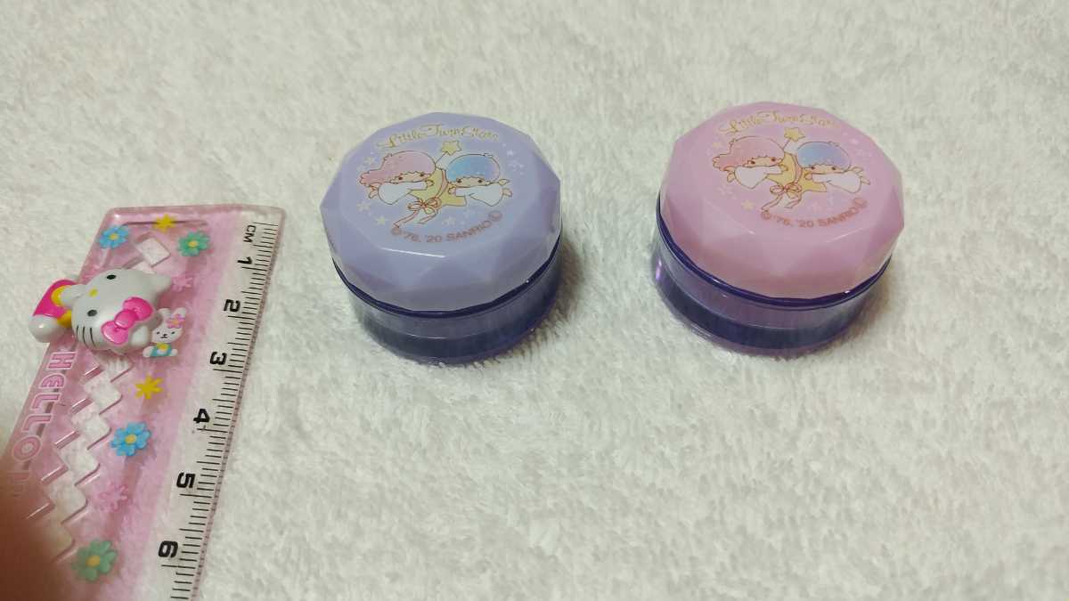 ★Ｂ★可愛い　キキとララ❤クリーム入れ　デザインＢ　ピンク×パープル★新品未使用★送料140円～_画像2