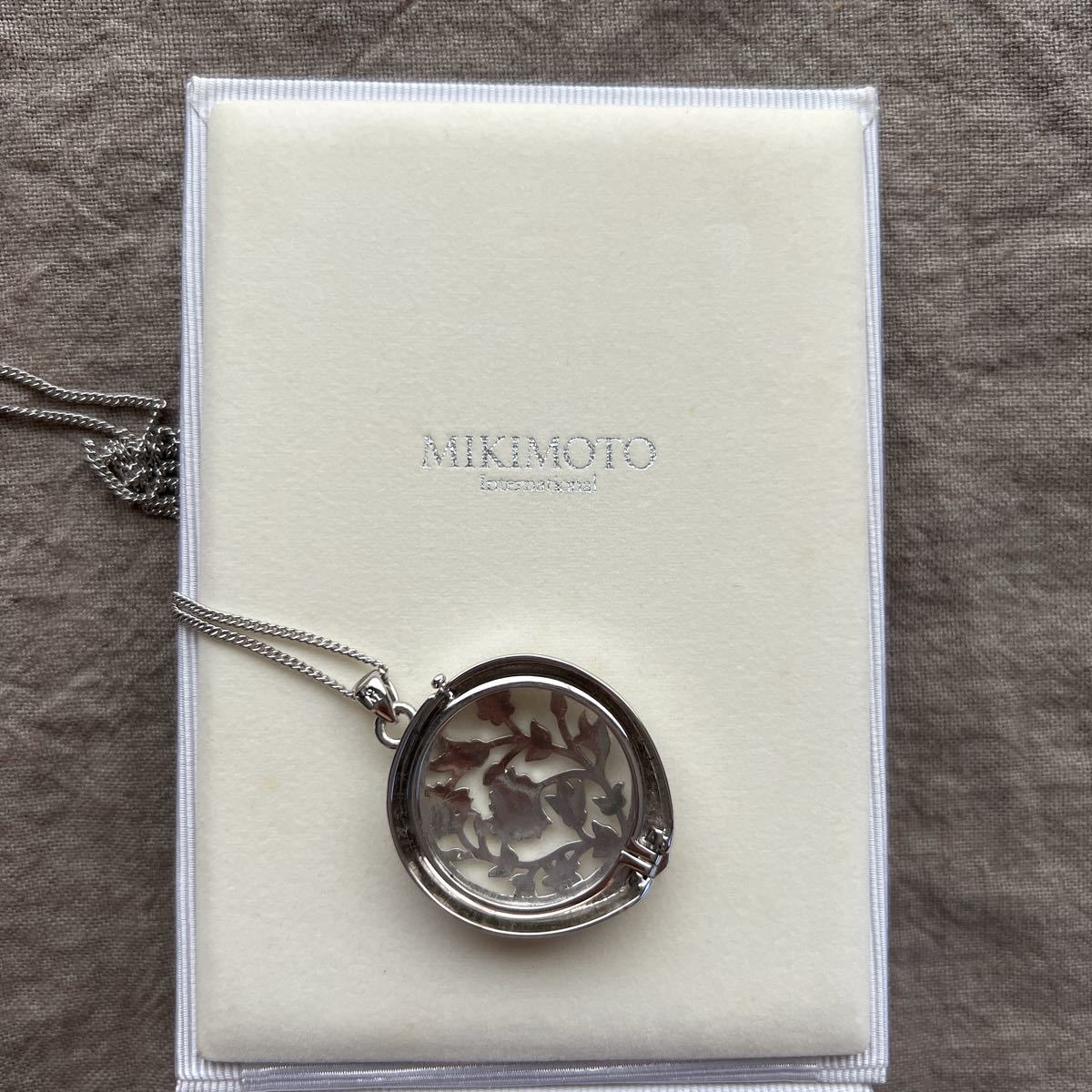 MIKIMOTO ミキモト インターナショナル オリジナル ペンダントルーペ