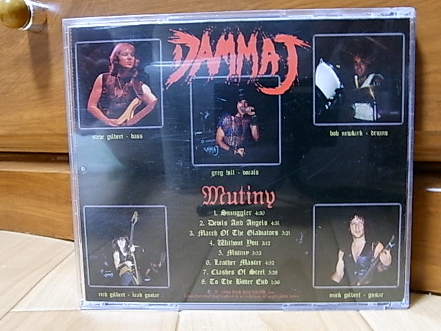 [471]dammaj/mutiny[アメリカ/ツインギター・正統派HM/'86年リリース唯一作CD化盤]_画像2