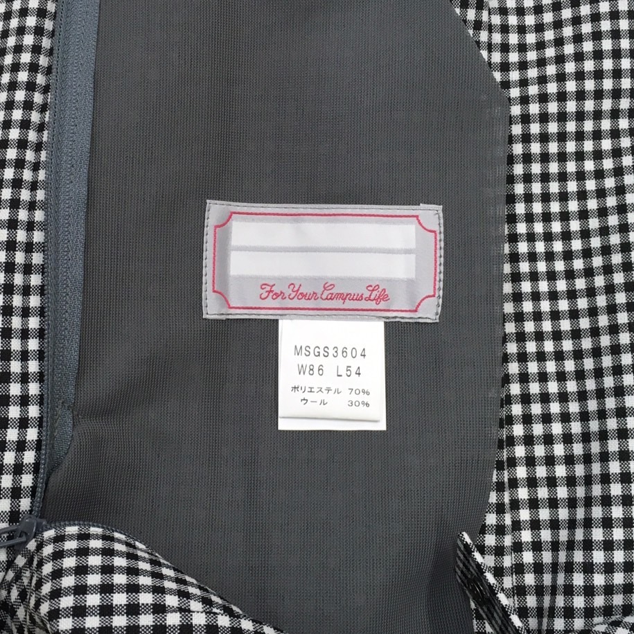 新品未使用品) 新潟県 開志学園高校 女子制服 夏服 上下セット 新品未使用品) 新潟県 開志学園高校 女子制服 夏服 上下セット