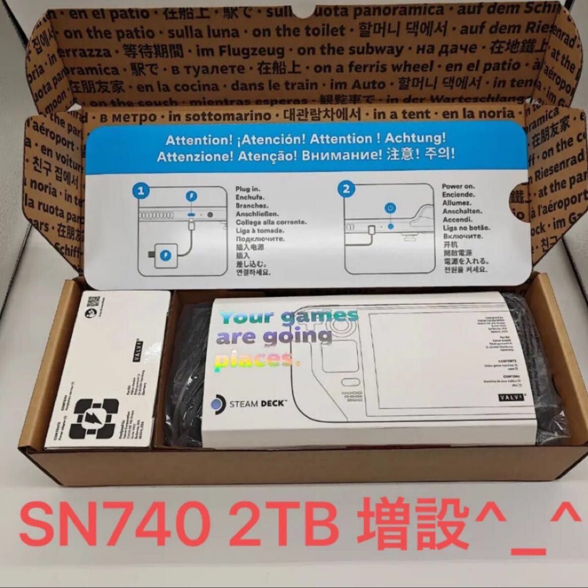 SN740増設　Steam Deck 2t スチームデック SteamDeck 2TB 2230