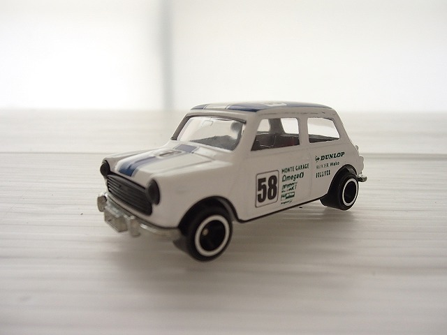 【送60】1日元~Tomica（格列佛特別訂購）“Jumble 58”Mini Cooper Racing規格mini 2000 AJ MONTE GARAGE RACING 原文:【送60】1円～ トミカ(ガリバー特注) ”Jumble 58” ミニクーパー レーシング仕様 mini 2000 AJ MONTE GARAGE RACING