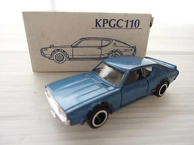 【送60】1日元〜日本製造Tomica Nissan Skyline GT-R KPGC 110銀白色藍色SKYLINE日產 原文:【送60】1円～ 日本製トミカ 日産 スカイライン GT-R KPGC110 シルバー ホワイト ブルー SKYLINE nissan