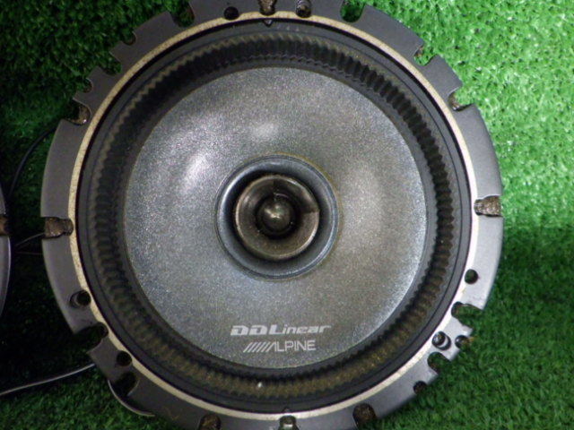 S227-13 アルパイン DDL-R16C 16㎝２WAYスピーカー 手渡し不可商品の画像3