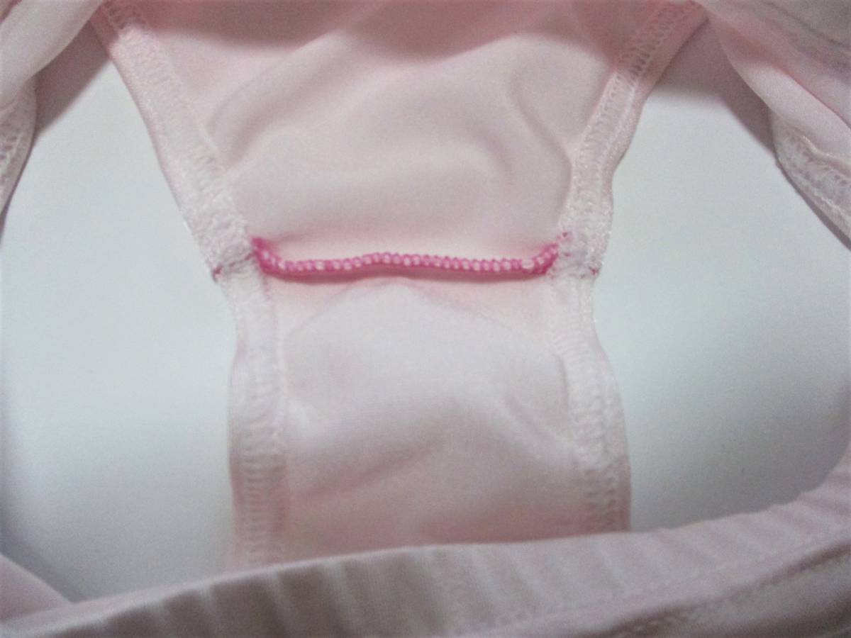 新品 M～L ピンクダイヤモンド色 透明感のある薄桃色 ハイカット スポーツショーツ ハンドメイド チア 部活 制服 体操競技 ダンサー衣装の画像7