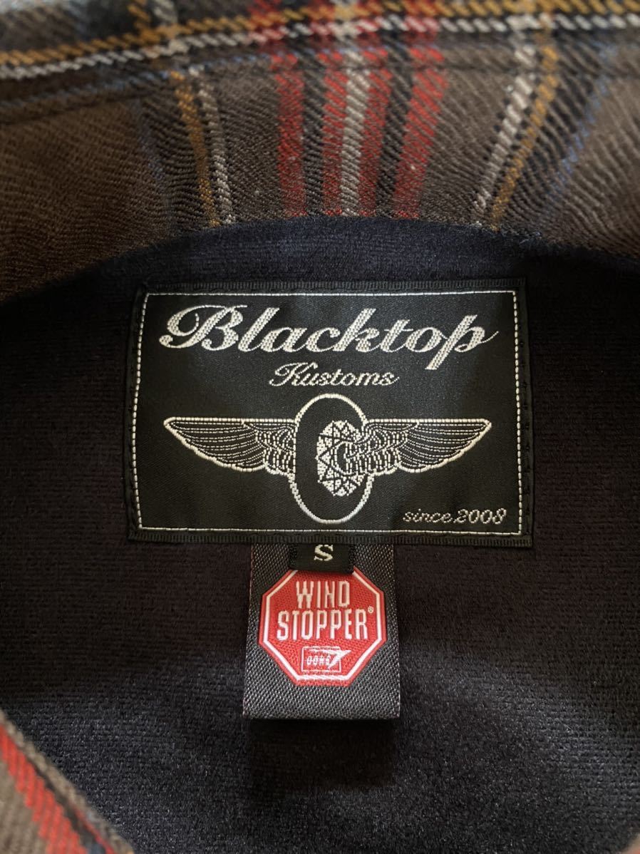 ブラックトップカスタムズ BLACKTOP KUSTOMS ウール　チェックシャツ サイズS_画像6
