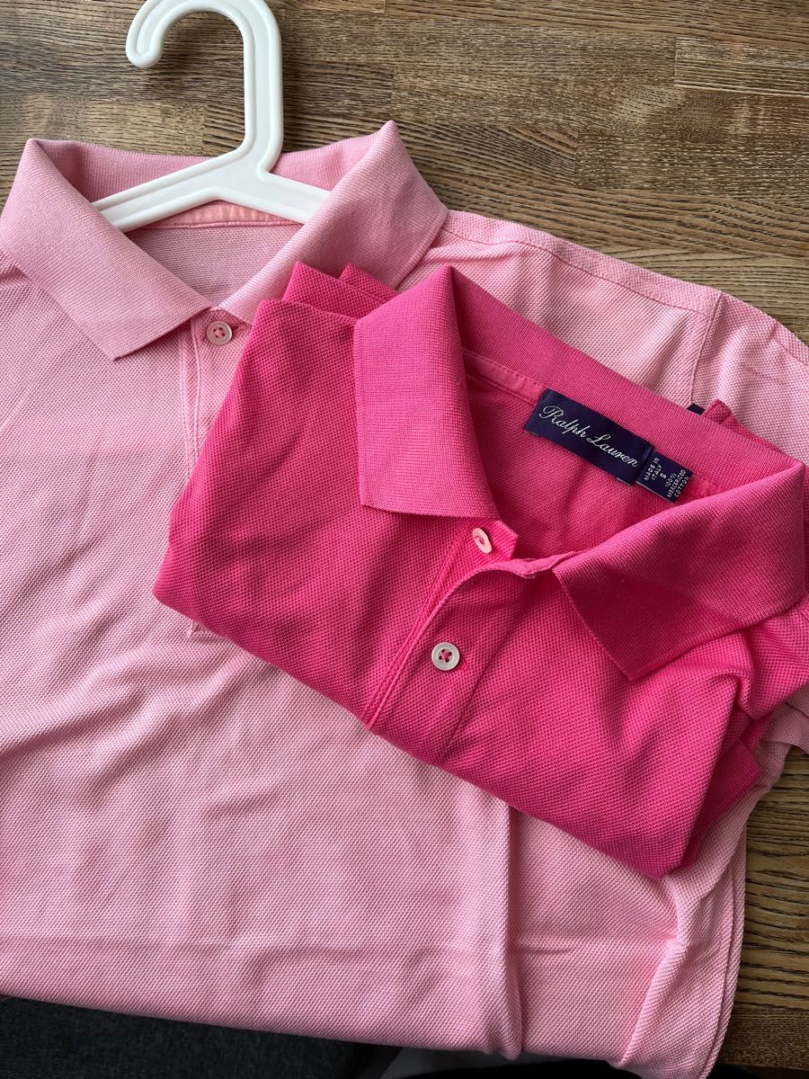 ラルフローレン　鹿子ポロシャツ　ピンク2枚セット