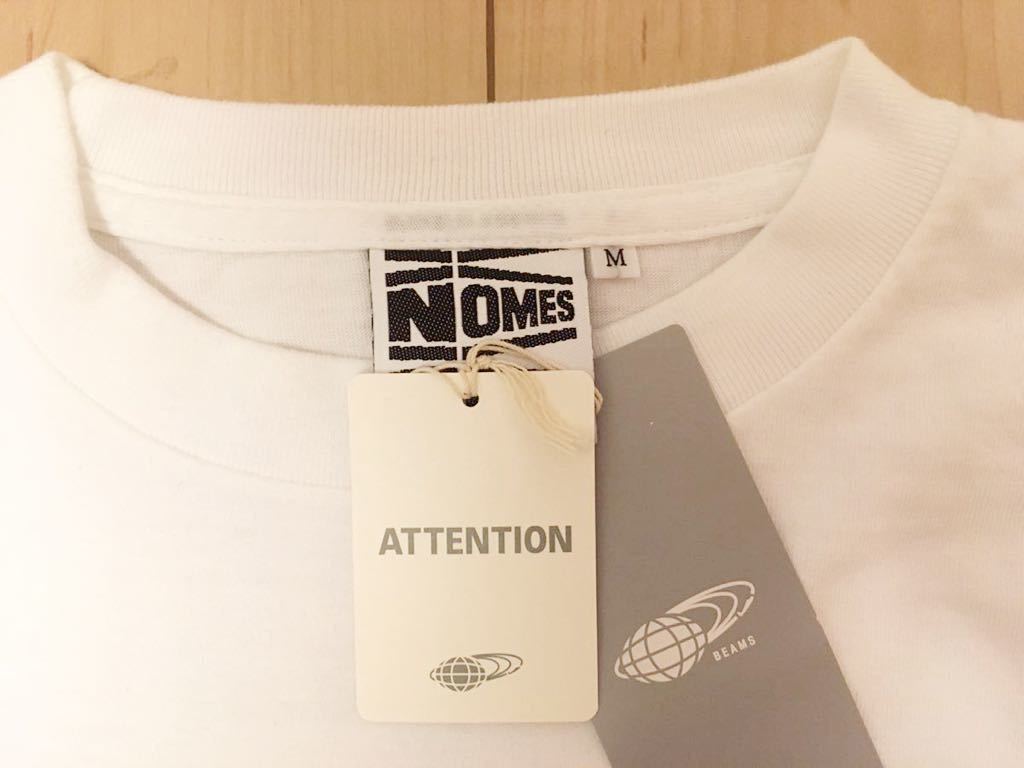 【新品・ネコポス対応】NOMES/ノームズ 半袖Tシャツ メンズファッション Mサイズ 白 検 BEAMS T_画像5