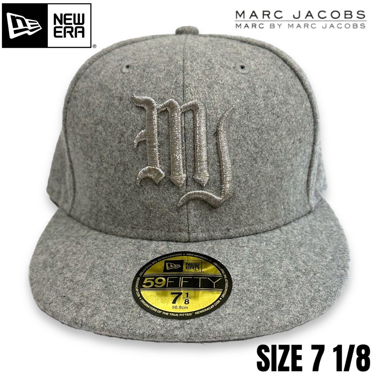新しく着き 希少■NEW ERA (ニューエラ)× MARC JACOBS (マークジェイコブス) MJ ロゴ刺繍 59FIFTY ベースボールキャップ 灰 グレー 7 1/8 56.8㎝ ニューエラ 新しく着き 希少■NEW ERA (ニューエラ)× MARC JACOBS (マークジェイコブス) MJ ロゴ刺繍 59FIFTY ベースボールキャップ 灰 グレー 7 1/8 56.8㎝ ニューエラ