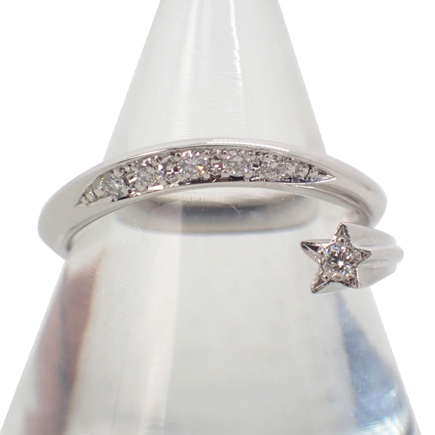 気質アップ K18WG JEWELRY/スタージュエリー 【中古】STAR