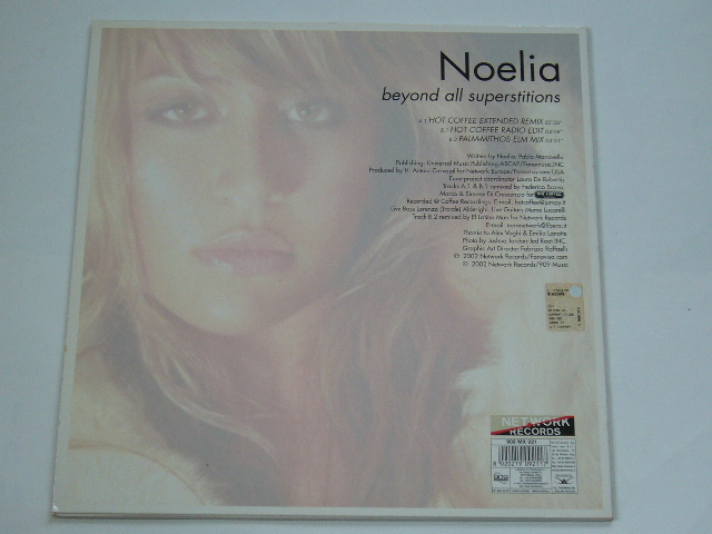 Noelia/Beyond All/ユーロ・ハウス/2002年盤/ITALY盤/909 MX 021/ 試聴検査済み_画像2