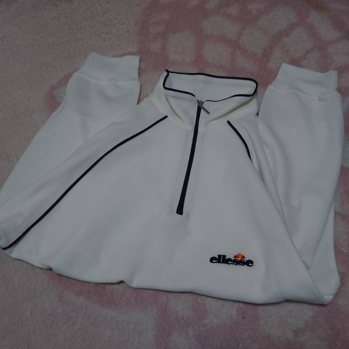 【ellesse エレッセ】 『ladies レディース wear ウェア』 Lサイズ ホワイト色♪♪♪ スポーツ ウォーキング ランニング☆☆☆_画像3