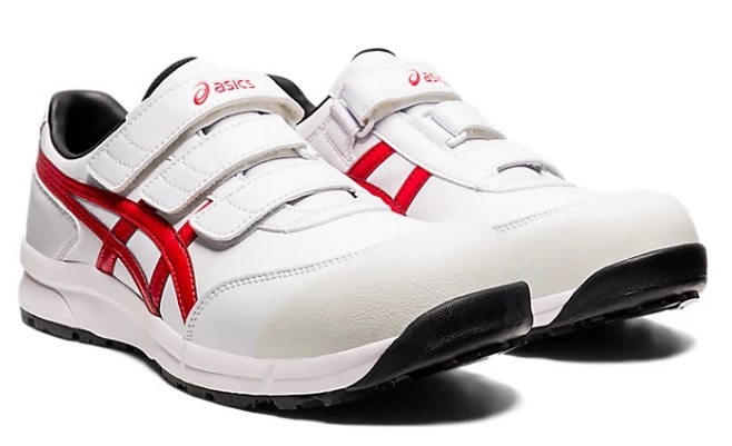 定番  CP301-102　27.0ｃｍ　カラー（ホワイト*クラシックレッド）　アシックス安全靴　新品（税込） 27.0cm
