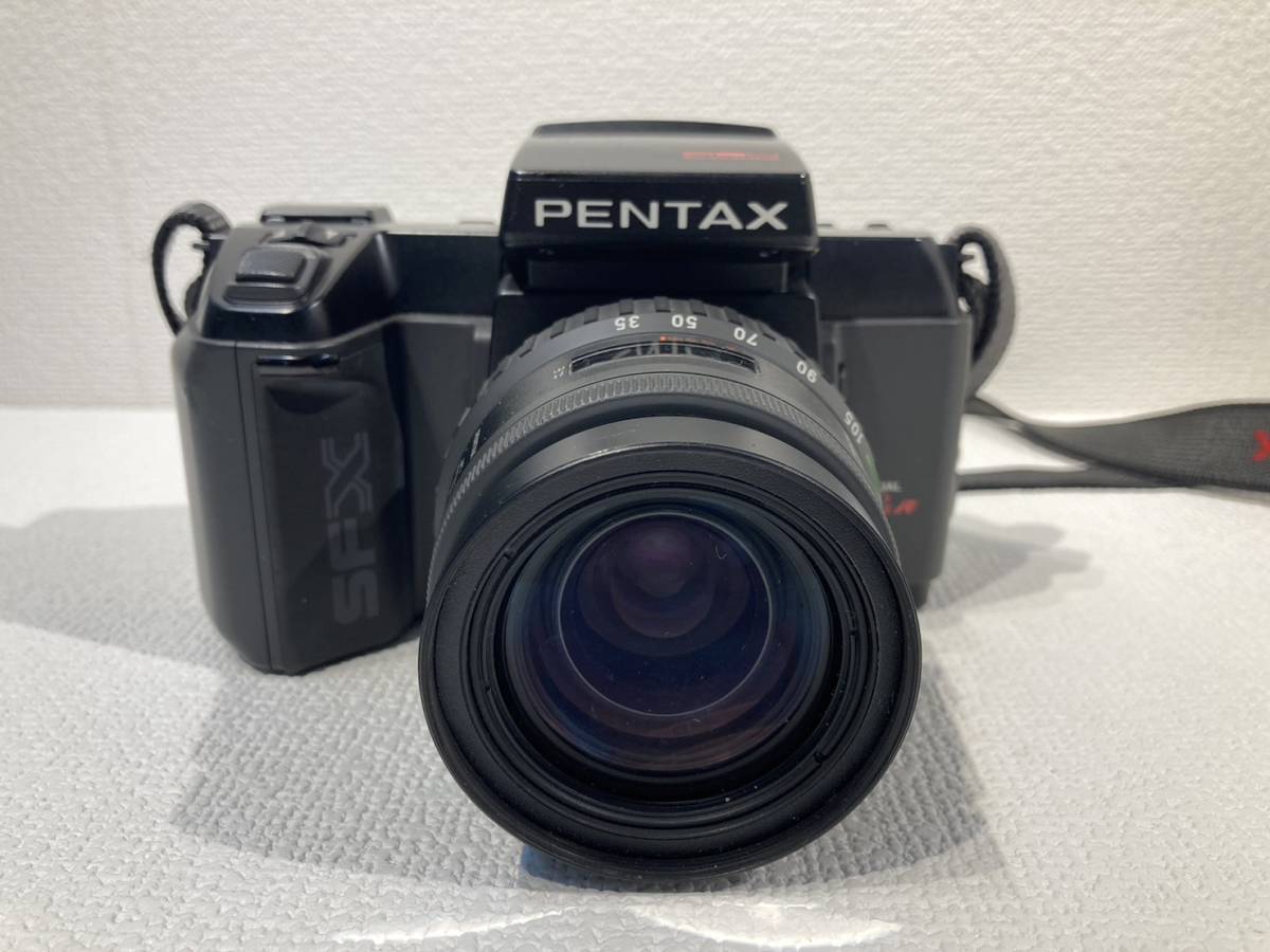 『4868』 PENTAX ペンタックス SFXn + レンズ smc 35-105mm 1:4-5.6 フィルムカメラ 動作確認未_画像2
