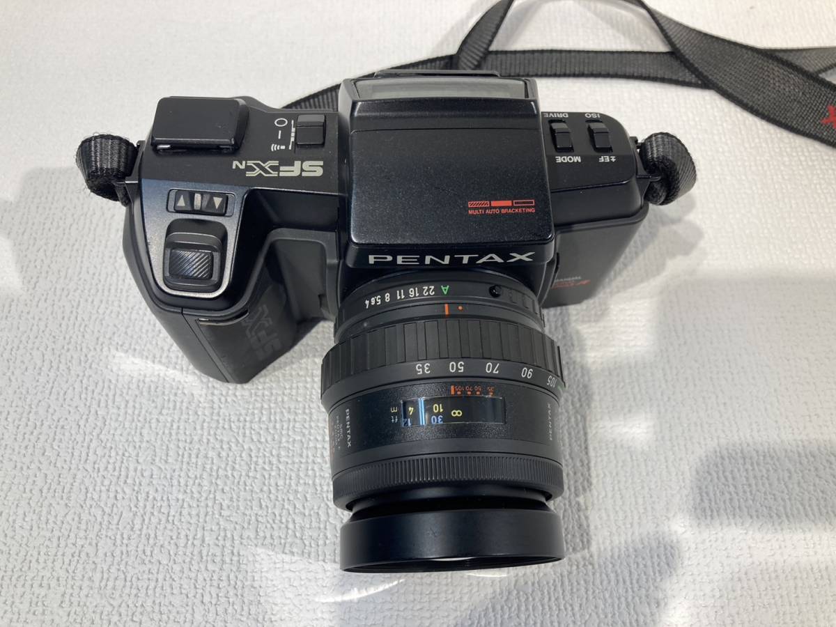 『4868』 PENTAX ペンタックス SFXn + レンズ smc 35-105mm 1:4-5.6 フィルムカメラ 動作確認未_画像4