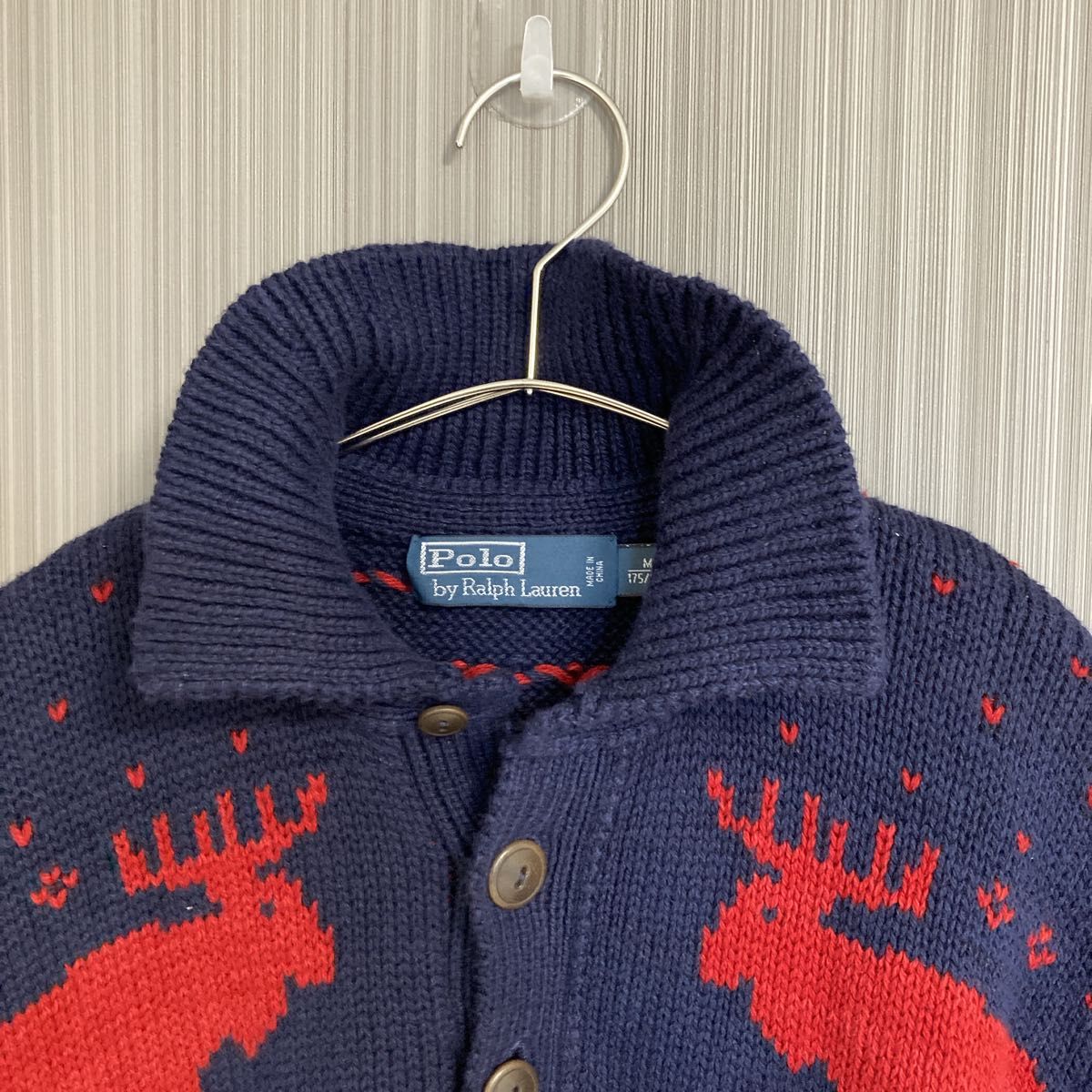 超希少】POLO Ralph Lauren ノルディック柄 バーズアイ ニット ハーフ