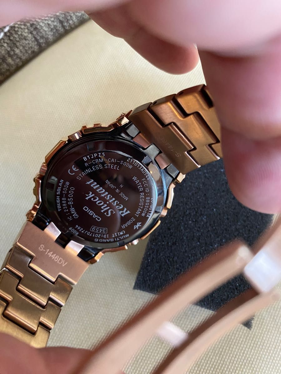 カシオG-SHOCK GMW-B5000GD-4JF ローズゴールド CASIO | www