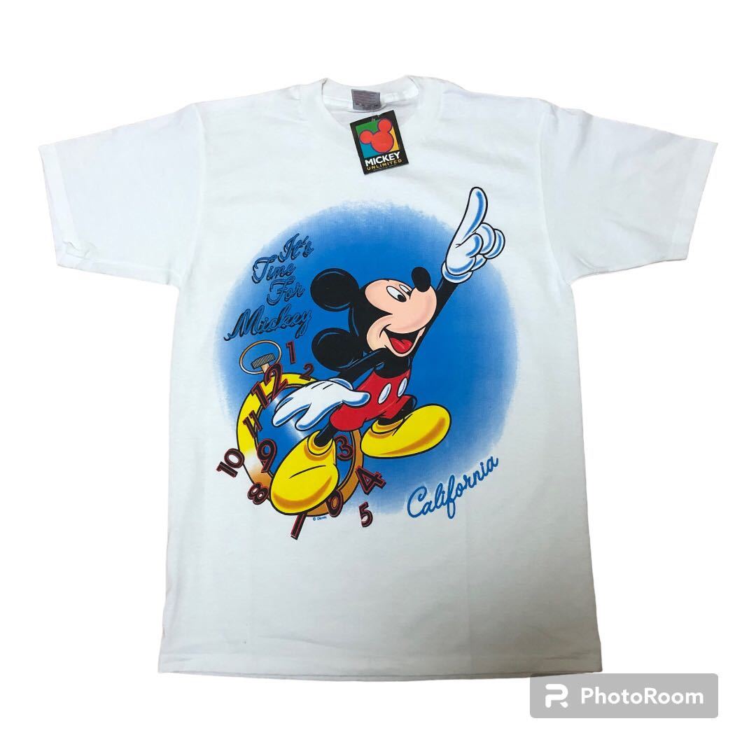 90s DEADSTOCK USA製 DISNEY MICKEY Tシャツ M