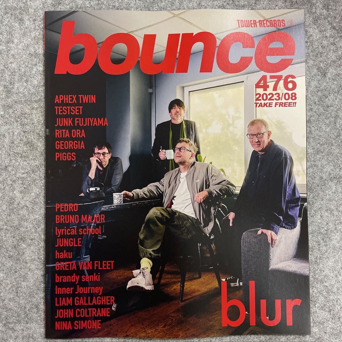 タワレコ フリーペーパー　bounce バウンス 473、474、475、476