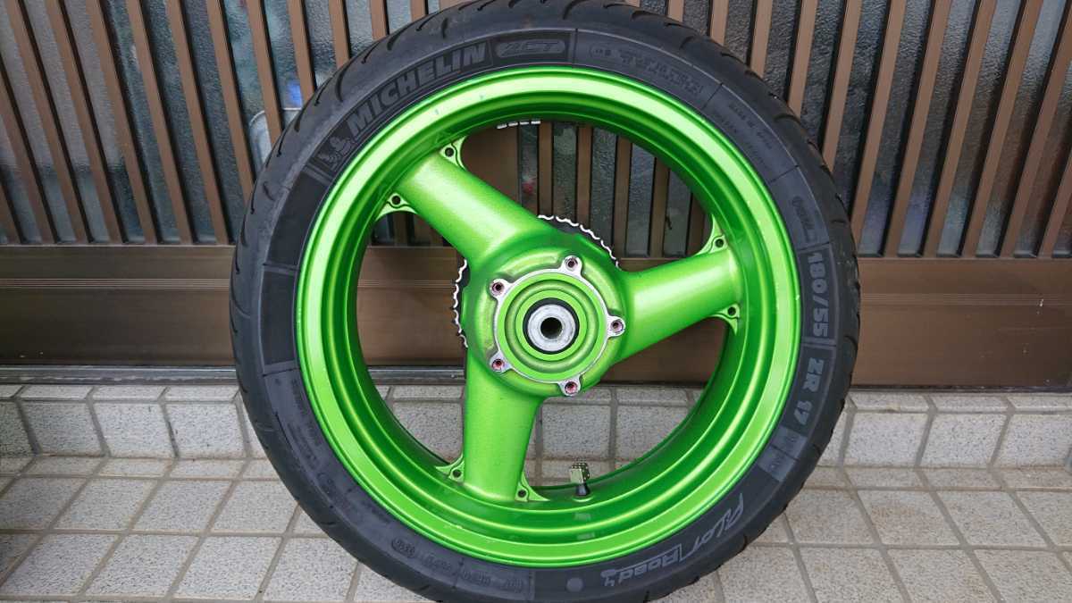ZRX1200R 純正ホイールタイヤ フロントリアセット カワサキ (セット