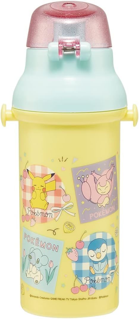 ◎即決★スケーター ポケットモンスター Newレトロ 水筒 480ml 子供用 抗菌 プラスチック製 日本製_画像2