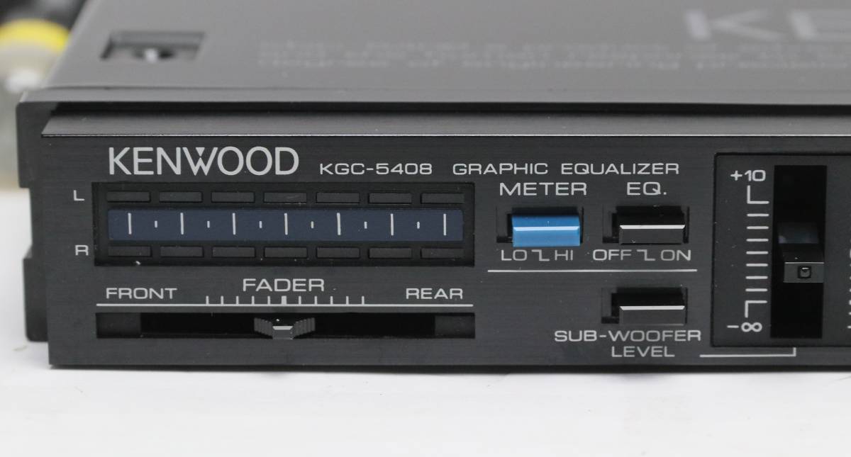 KENWOOD KGC-5408 graphic equalizer level meter 180mm unused 