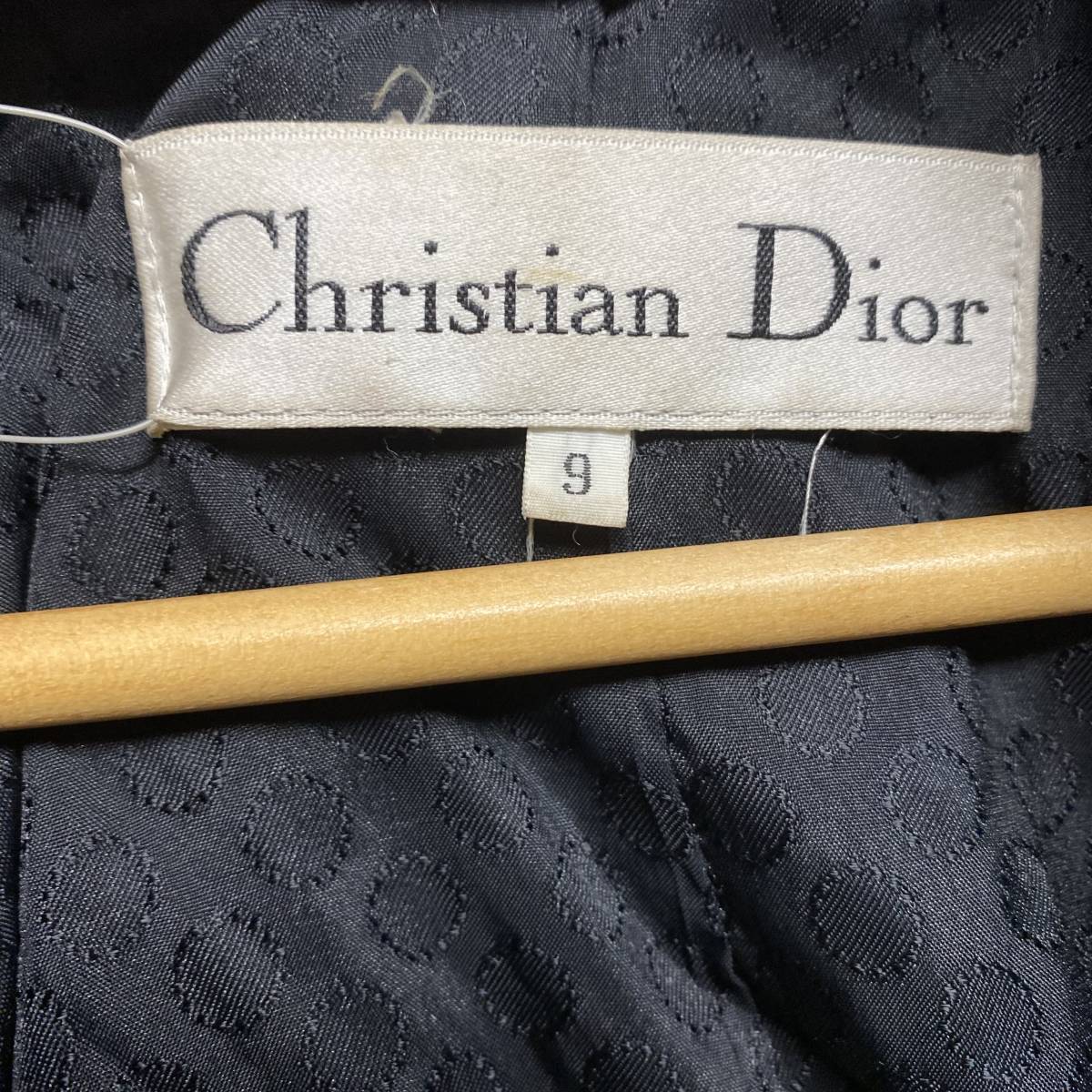 【Christian Dior クリスチャンディオール】Y-TK03 カーディガン 羽織り 9 モヘア ブラック 2307oki_画像2