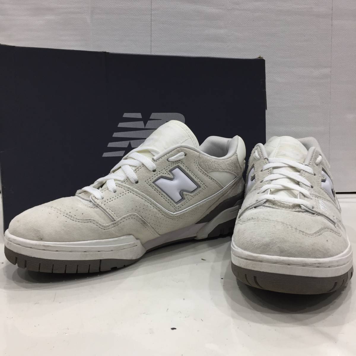 【new balance ニューバランス】BB550UN1 UNITED ARROWS 別注モデル ローカットスニーカー 27m ホワイト 2307oki