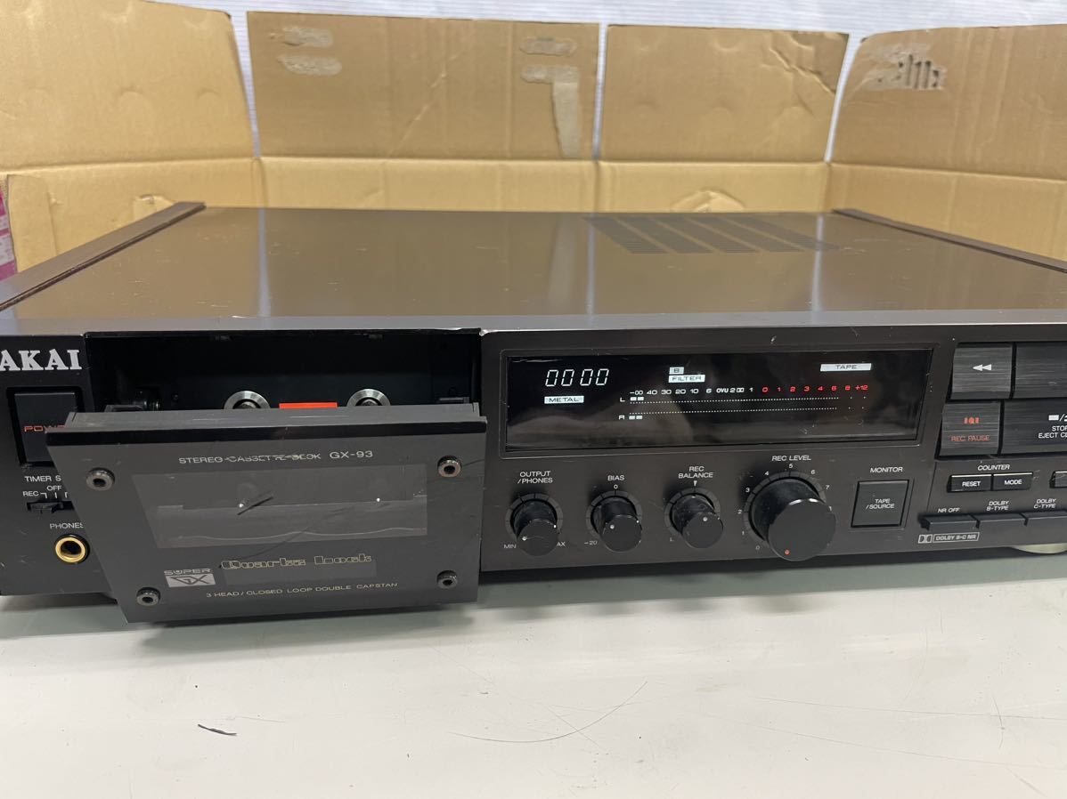 N052/AKAI GX-93 カセットデッキ アカイ ジャンク(一般)｜売買された