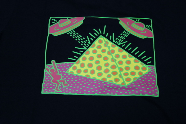 キースへリング　Tシャツ　UFO　メンズ　Ｌ　黒　Keith Haring ユニクロ　UNIQLO　新品 未使用　_画像6