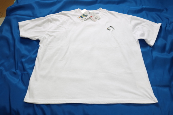 お文具といっしょ　プリン　Tシャツ　半袖　白　レディース　3L-4L　大きいサイズ　シール付き　新品 未使用_画像3