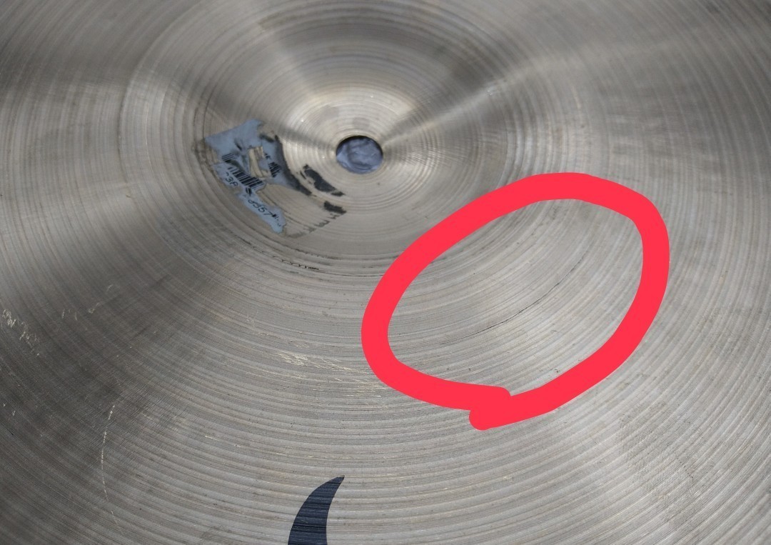 Zildjian MEDIUM CRASH16インチ　ジャンク_画像3