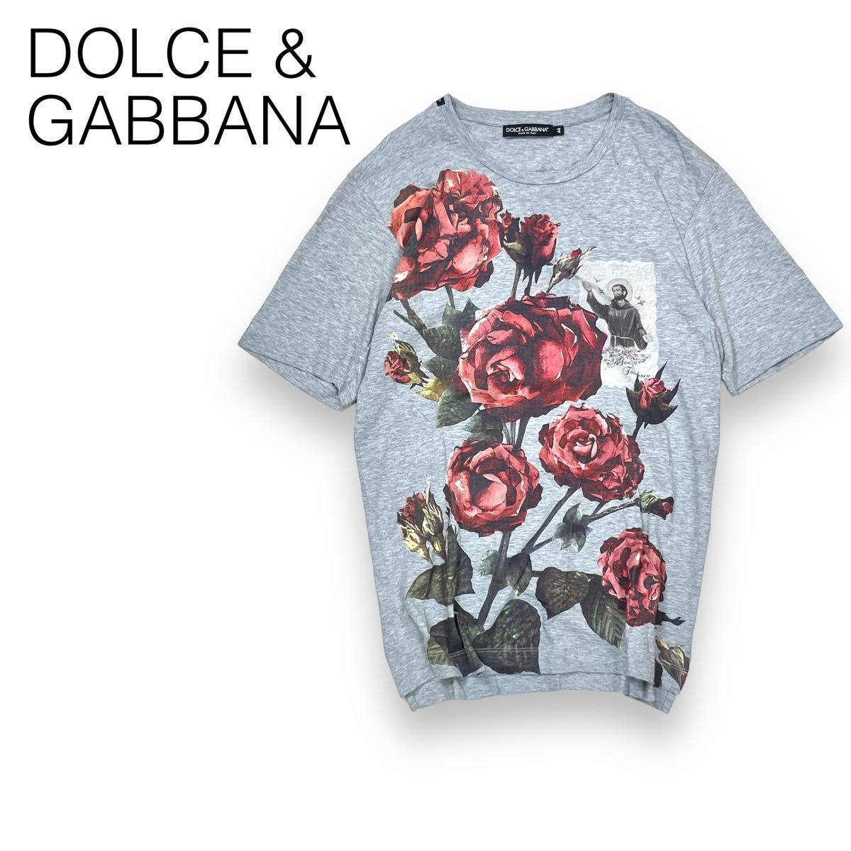 DOLCE & GABBANA DG ドルチェアンドガッバーナ フラワープリント バラ