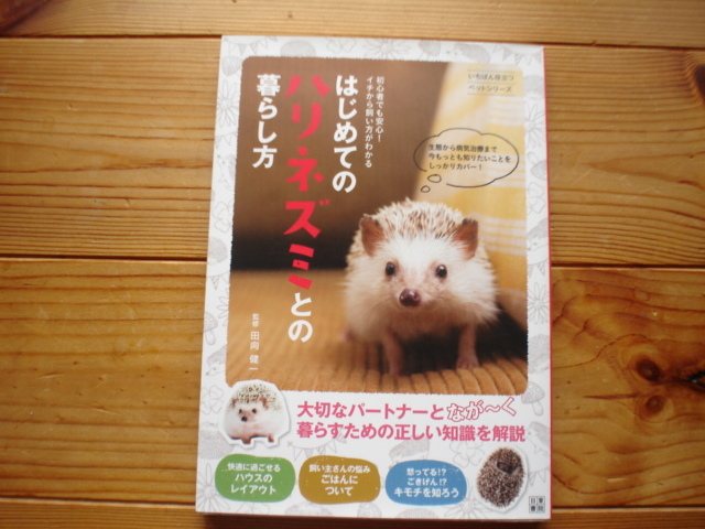 ☆ミはじめてのハリネズミとの暮らし方　田向健一　日東書院_画像1