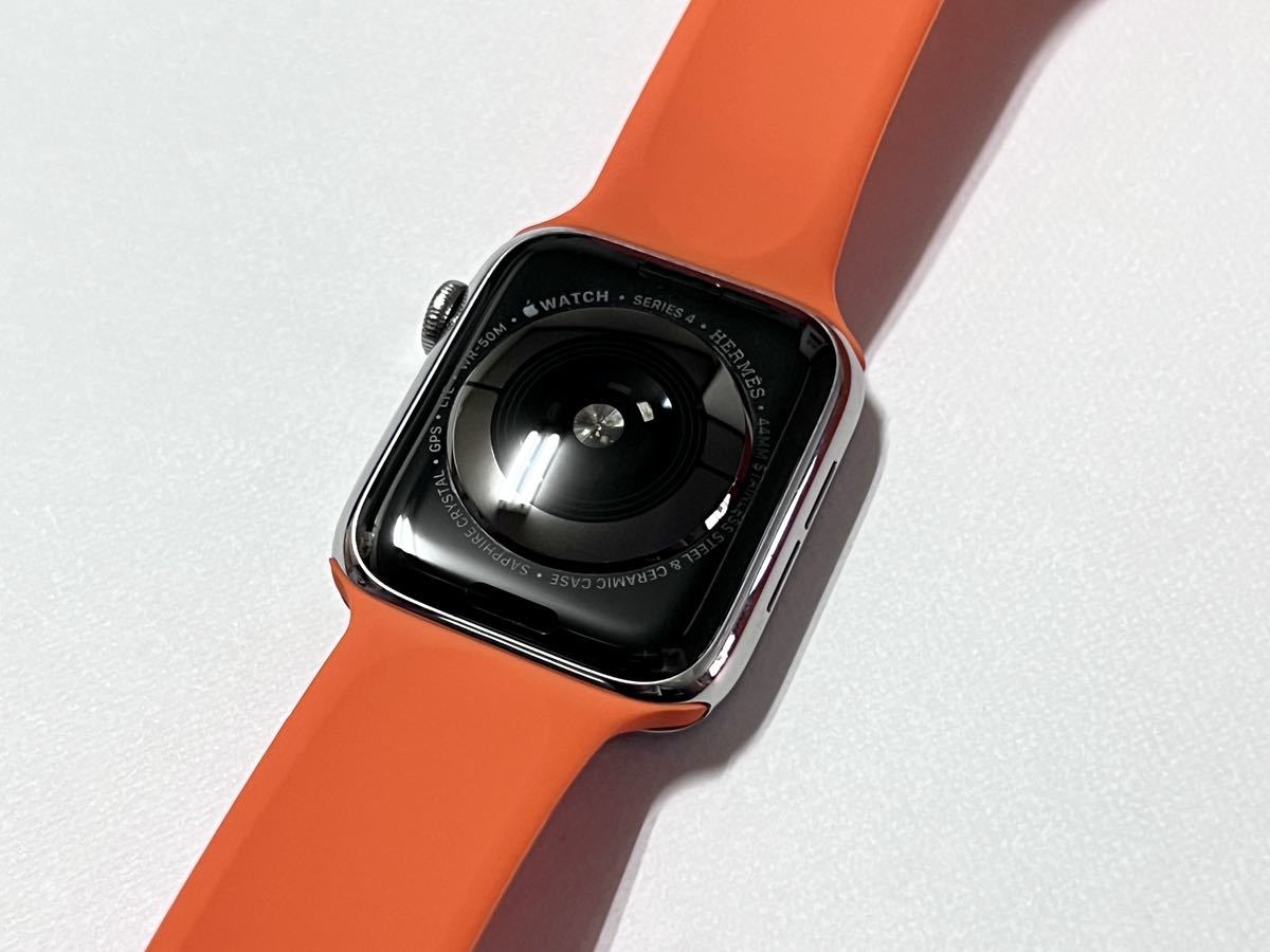 ★ 即決 バッテリー90% ★ Apple Watch HERMES Series 4 44mm アップルウォッチ エルメス シルバー  ステンレススチール GPS Cellular