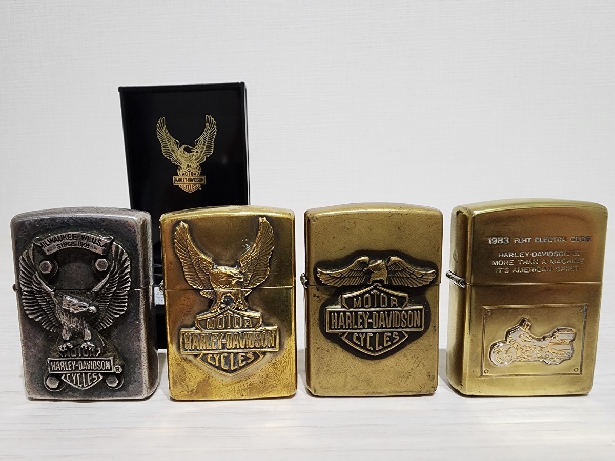 ZIPPO HARLEY-DAVIDSON ハーレーダビッドソン ジッポー 4個セット