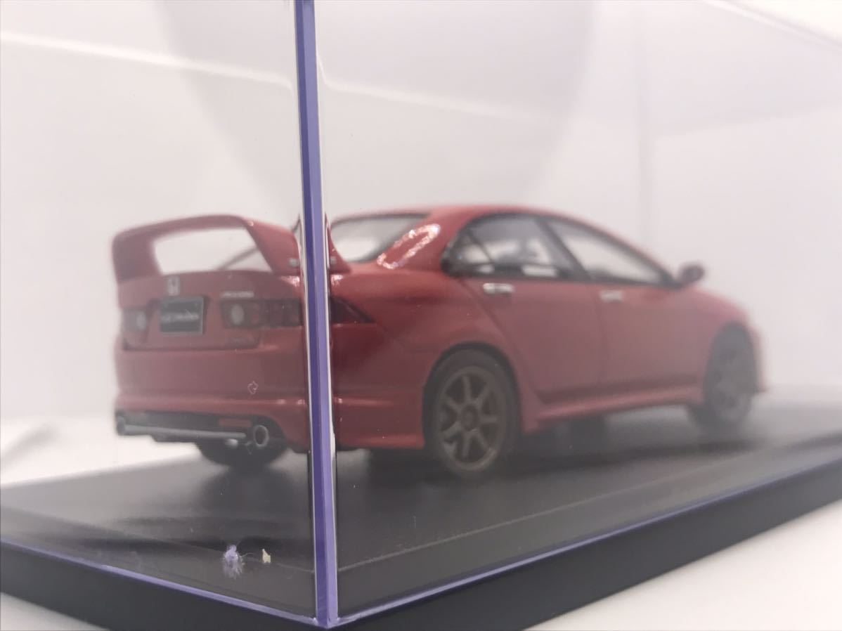 ミニカー　1/43　ハイストーリー　ホンダ　アコード　ACCORD　EuroR　無限　MUGEN　2005　ミラノレッド　モデルカー　ジャンク_画像3