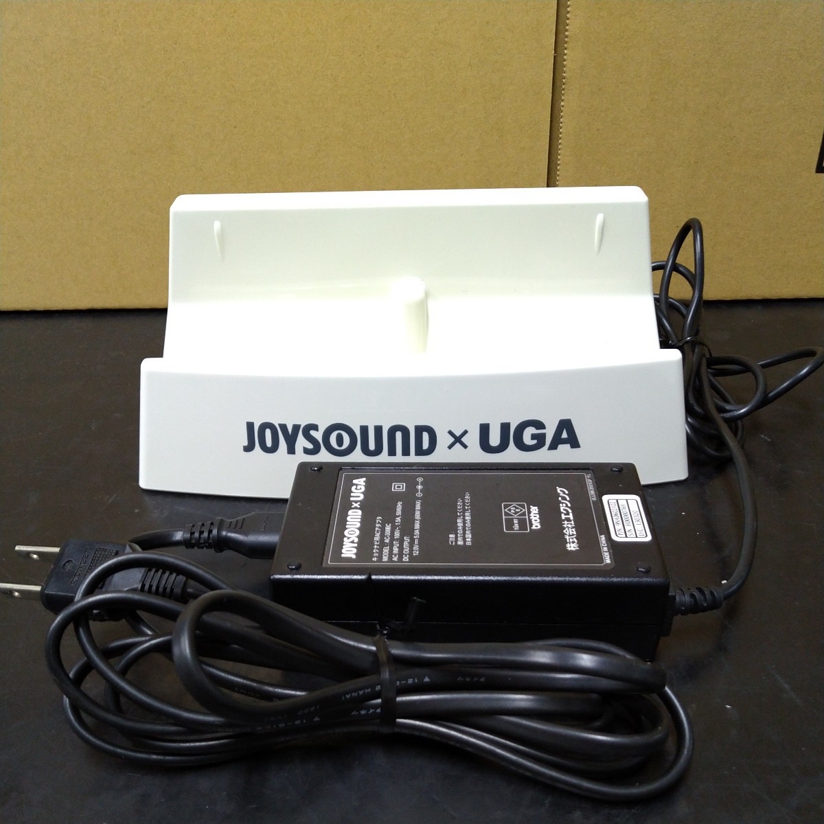 YFZ29 エクシング　JOYSOUND×UGA ジョイサウンド　ウガ　キョクナビ充電器セット　JR-300 JR-300BC 中古　点検動作品　 最新データで発送