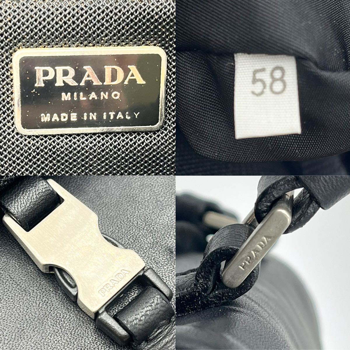 プラダ PRADA オールレザー ミニ リュックサック バックパック 本革