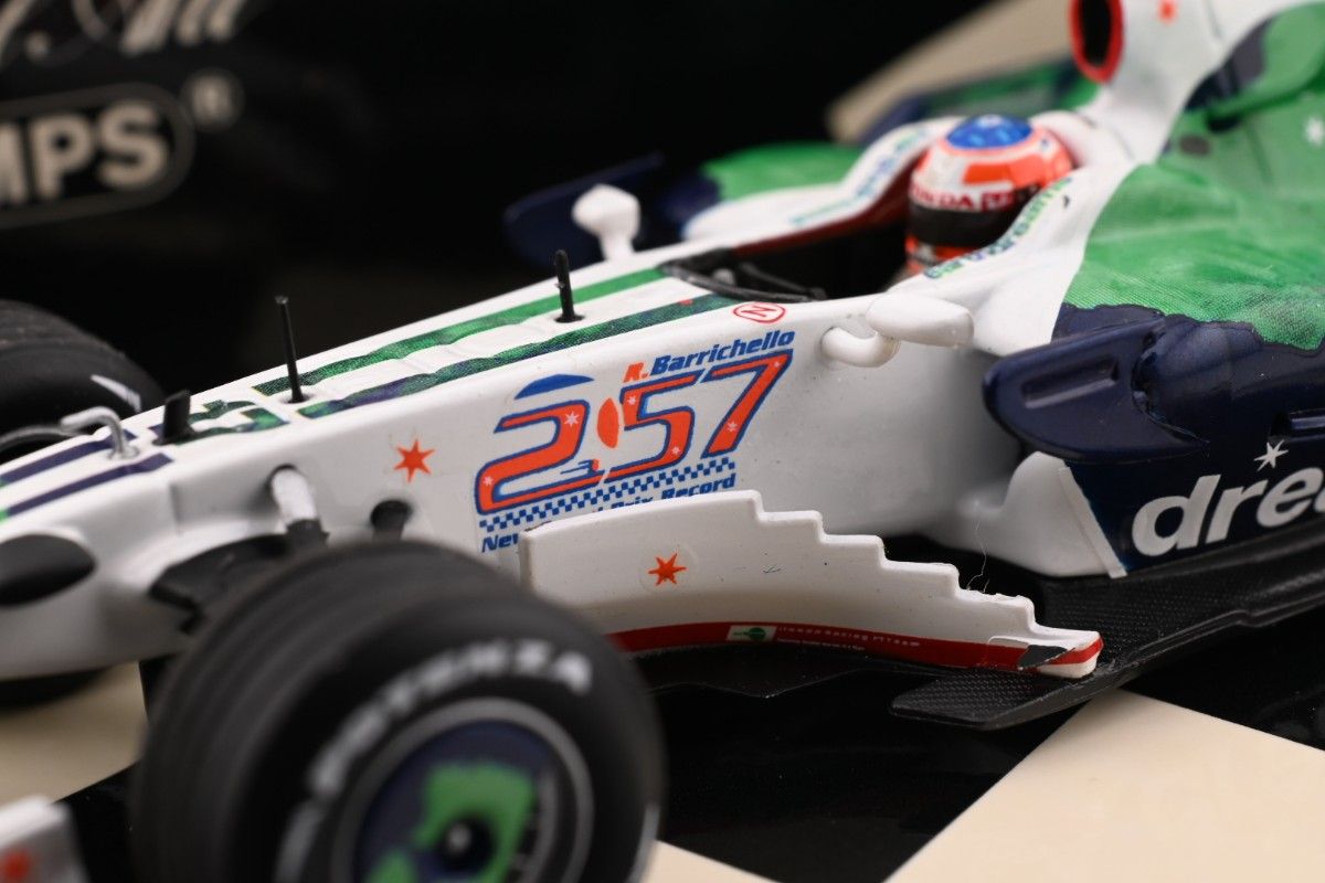 F1 ホンダ HONDA RA108 バリチェロ 2008年 トルコGP 257戦 記念 限定品 PMA ミニチャンプス 1/43