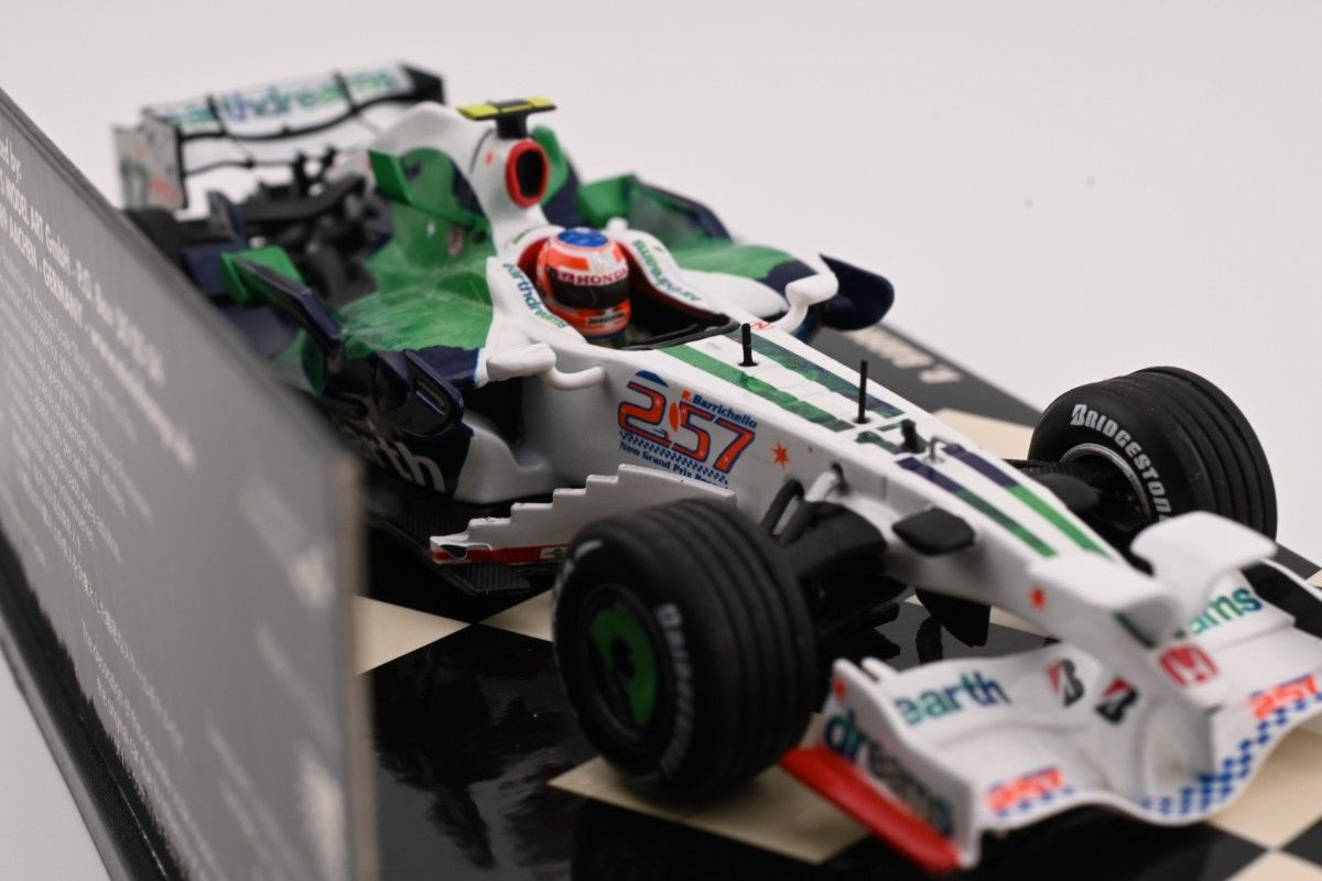 F1 ホンダ HONDA RA108 バリチェロ 2008年 トルコGP 257戦 記念 限定品 PMA ミニチャンプス 1/43